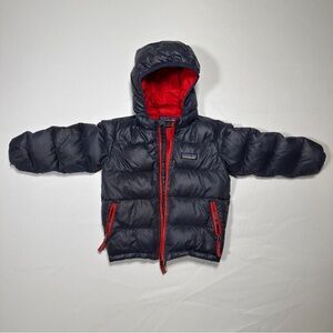 Patagonia Navy and Red Puffer Jacket